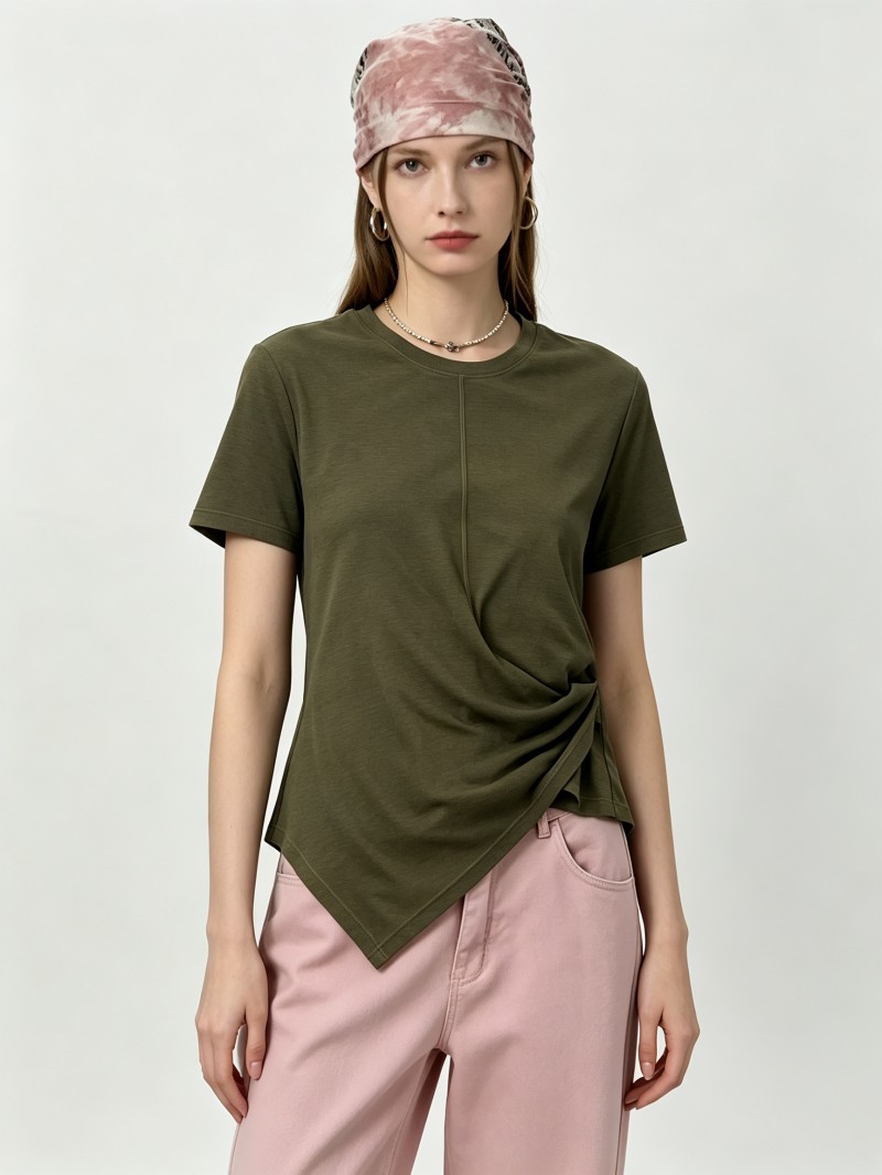Custom Asymmetric Hem Qu
