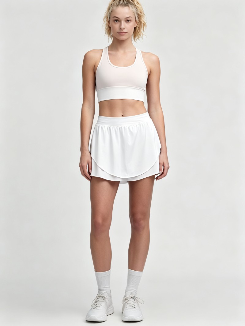 Women's Sports Skirt Whi