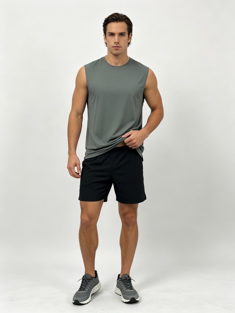Men's Mesh Tank Top Grey
