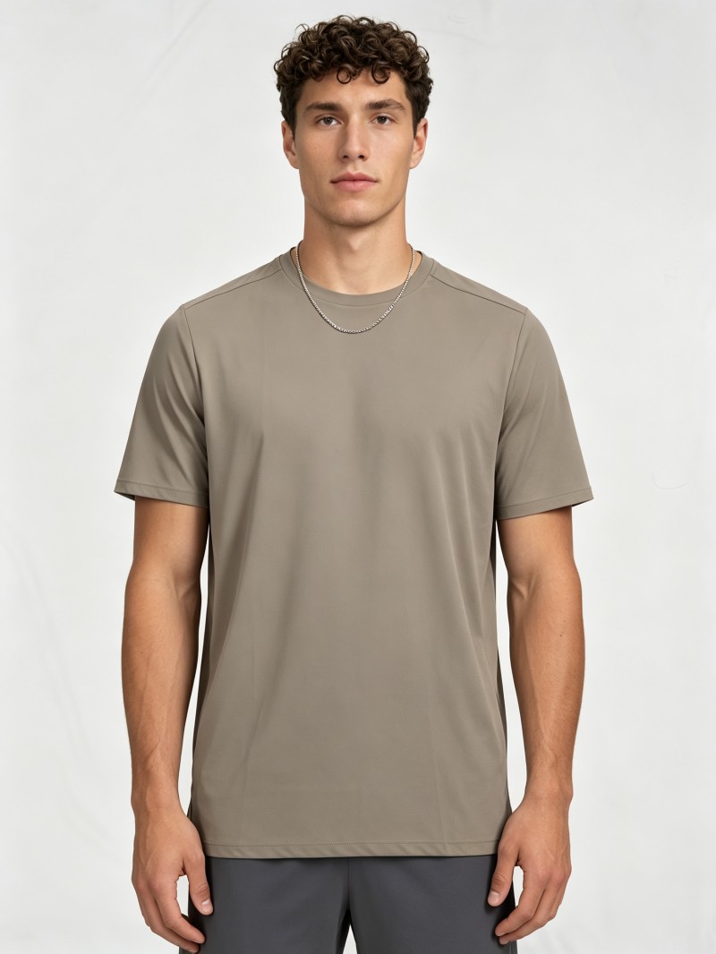 Khaki Men's Active Short