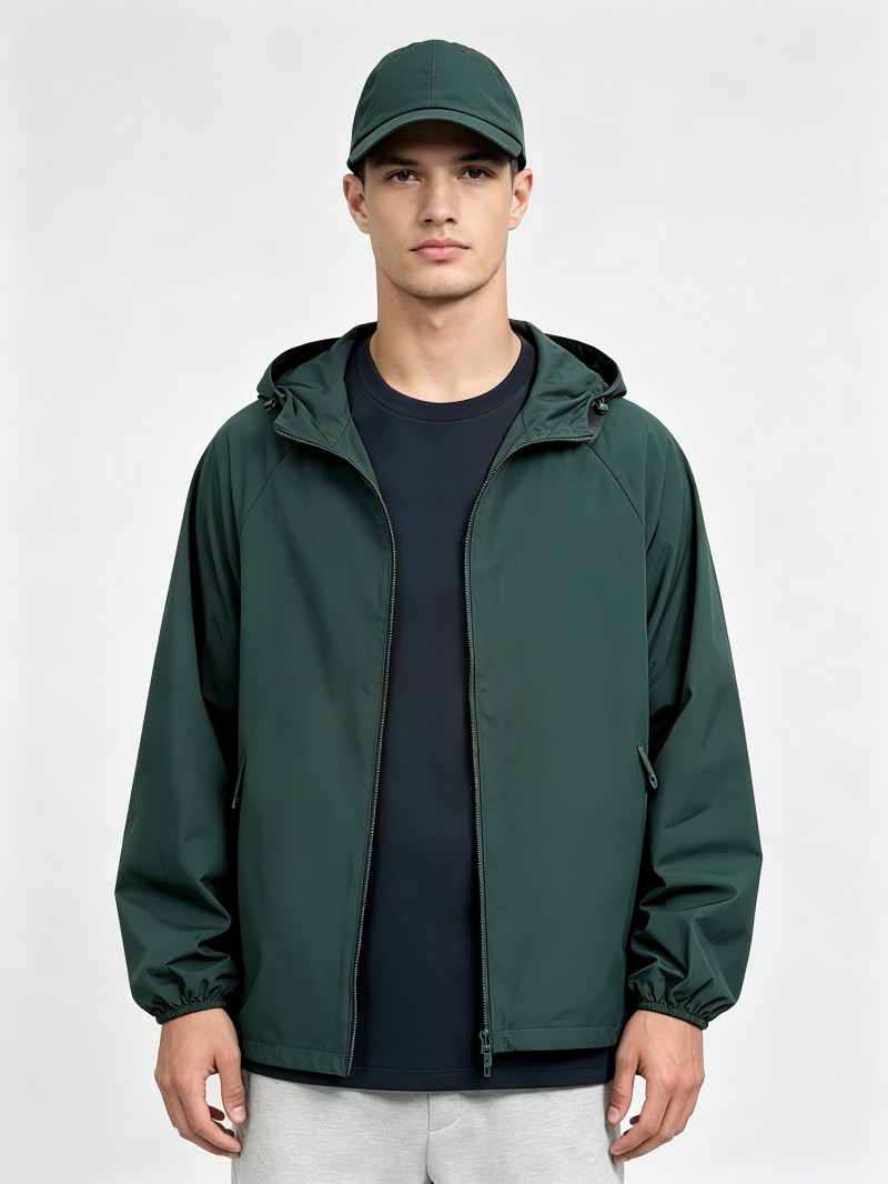 Men's Hooded Windbreaker