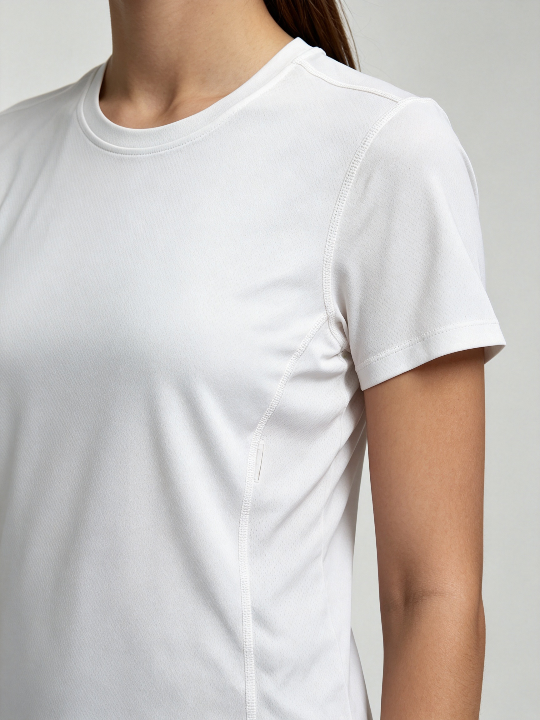 White Breathable Mesh Sh