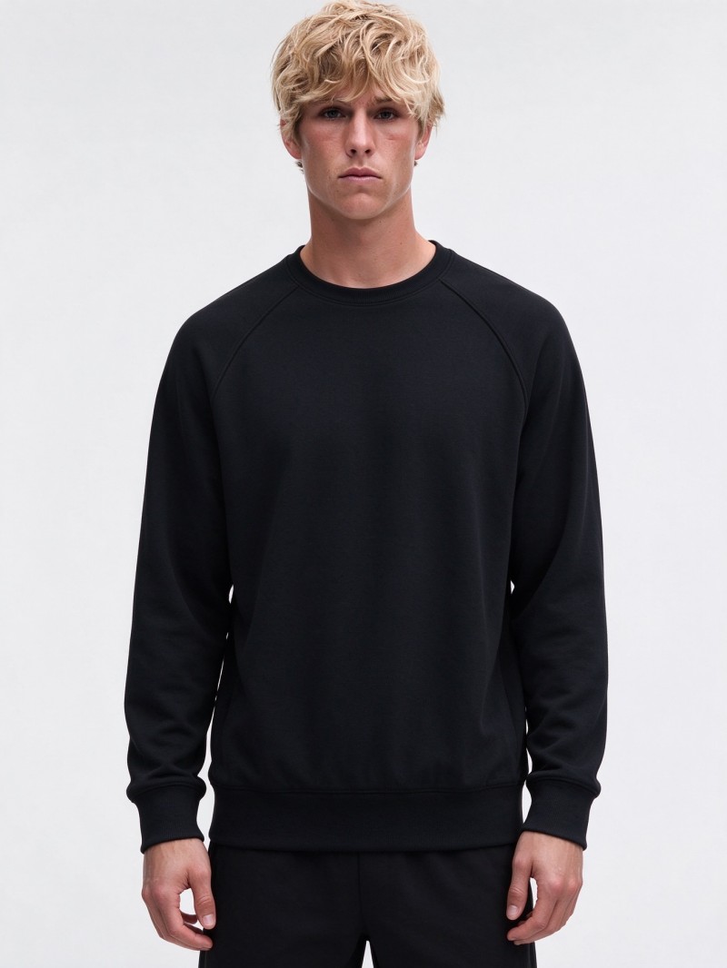 Black Loose Fit Soft Knit Pullover